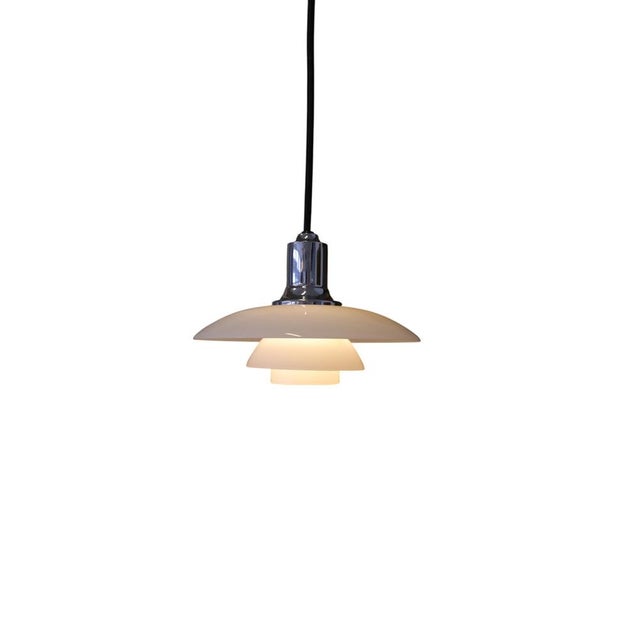 PH 2/1 Pendant in Opal Glass Poul Henningsen for Louis Poulsen, 1960s For Sale - Image 10 of 14