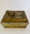 American Primitive Mustard Color Divided Cutlery Tray For Sale - Image 10 of 11