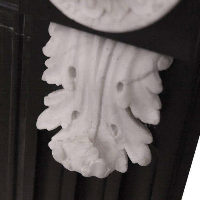 19th Century Belgian Black Marble Fireplace Mantel For Sale - Image 5 of 6