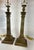 Vintage Decorative Crafts Inc. Fluted Columns Corinthian Capitals Solid Brass Buffet 38" Table Lamps -a Pair For Sale - Image 11 of 12