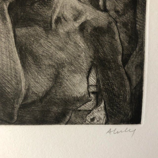 1977 Sigmund Abeles Space Issue # 2 Drypoint For Sale - Image 6 of 7