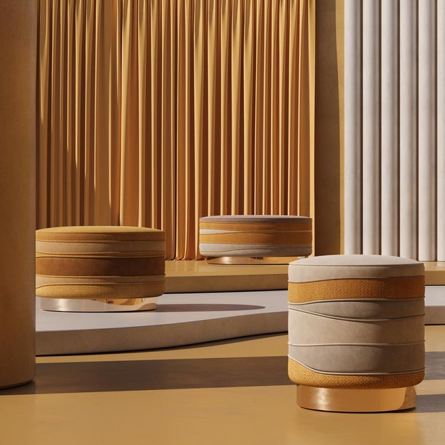 Metal Charisse Stool by Ottiu For Sale - Image 7 of 11