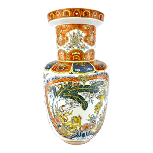 Vintage Hand Painted Italian Large Vase