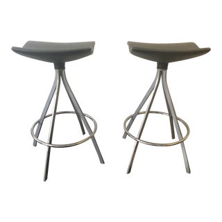 1990s Jorge Pensi Mobles114 Gimlet Stools - A Pair For Sale