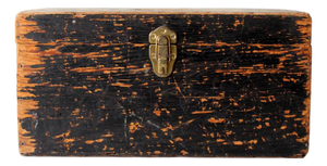 Antique Primitive Wood Ballot Box