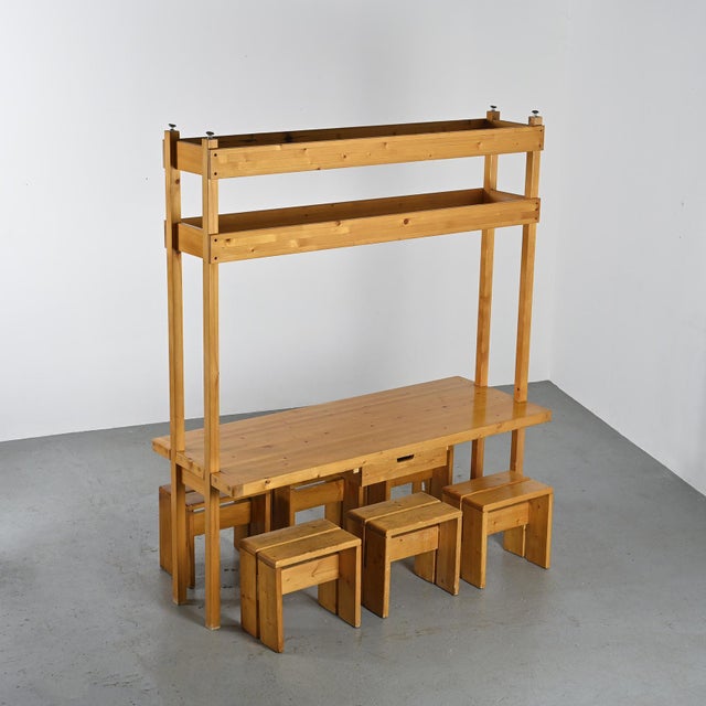 Dividing Table attributed to Bernard Taillefer for Les Arcs, 1970s For Sale - Image 9 of 17