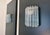 Vintage Clear Murano Glass Quadriedri Wall Sconces, 1990, Set of 2 For Sale - Image 11 of 14