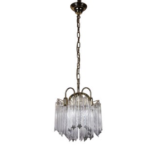 Italian Venini Murano Glass Chandeliers, 1970s For Sale