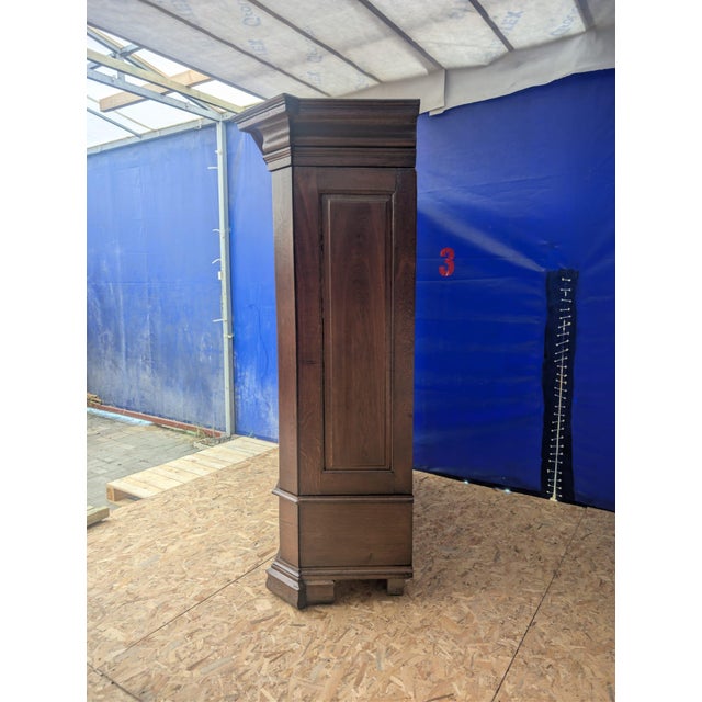 Brown 18th Century Antique Baroque Oak Wardrobe For Sale - Image 8 of 18