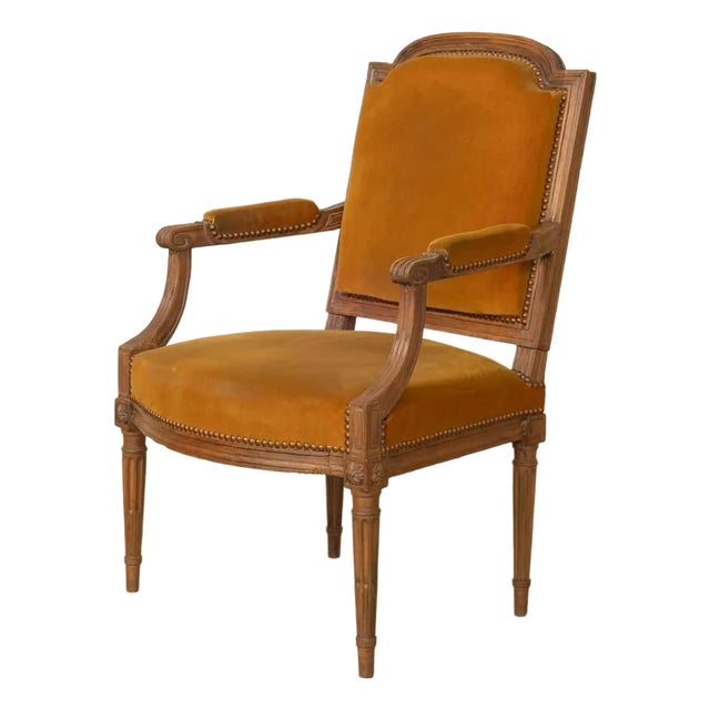 1920s French Louis XVI Style Armchair For Sale