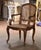 Wood 19th Century French Louis XV Carved Walnut and Cane Dining Armchairs, Set of 6 For Sale - Image 7 of 9