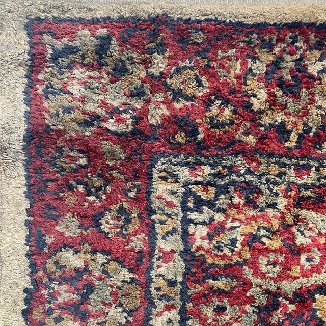 Middle Eastern Modern Red and Beige Rug, 1980s For Sale - Image 4 of 11
