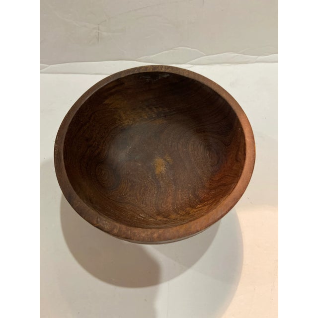 Early 20th Century Antique Hand Carved Tribal Relief Bowl From India For Sale - Image 5 of 13