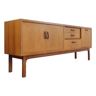 1960s Mid Century Modern Vintage Teak G Plan Sierra Sideboard Credenza Danish Style For Sale