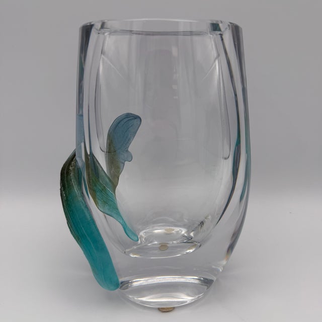 French Crystal Vase from Massive Daum, 1970s For Sale - Image 10 of 11
