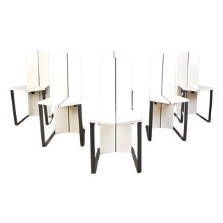 Postmodern Dining Chairs, 1980s, Set of 6 For Sale