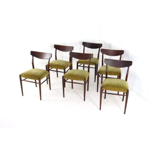 Dining Room Chairs Aldersbach by Otto Pollak for Lübke, 1960s, Set of 6 For Sale - Image 6 of 18