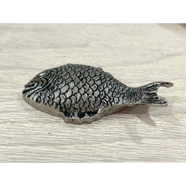 Gucci Gucci Vintage Silver Fish Bottle Opener For Sale - Image 4 of 7