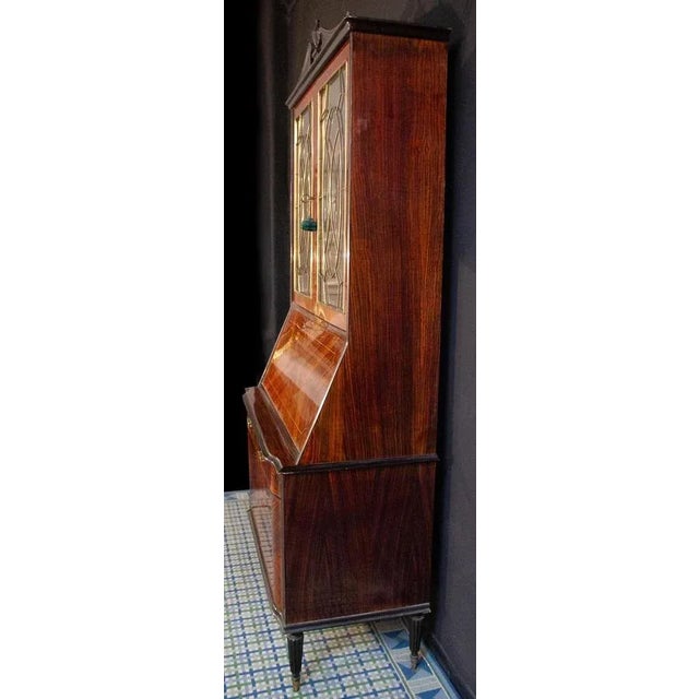 1950s Mid-Century Italian Cabinet Bookcase, 1950s For Sale - Image 5 of 16