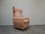 Mid-Century Modern Wingback Lounge Armchair on Castors in Upholstery, 1960 For Sale - Image 12 of 18