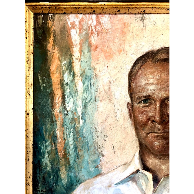 Late 20th-Century Portrait of a New Mexico Man, by Dirk Van Driest For Sale - Image 4 of 10