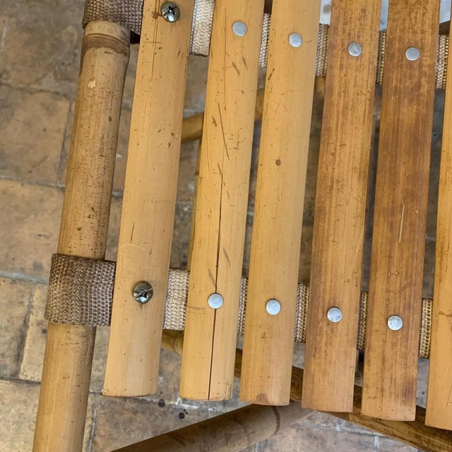 Set of Vintage Bamboo Fishermans Stools, 1960s For Sale - Image 13 of 15