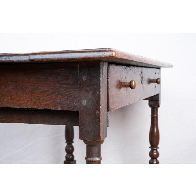 19th Century Oak Side Table For Sale - Image 10 of 11