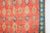 Red 1960s Moroccan Berber Rug, Coral and Teal Geometric Wool, 4'10" × 9'10" For Sale - Image 8 of 14