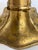 Metal Antique Art Nouveau Gilt Metal Trumpet Altar Vase With Floral Relief For Sale - Image 7 of 14