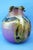 Measurements: height: 30 cm; diameter: 27 cm; weight: 8.139 kg item : a magnificent, large, artistic glass sculpture vase,...