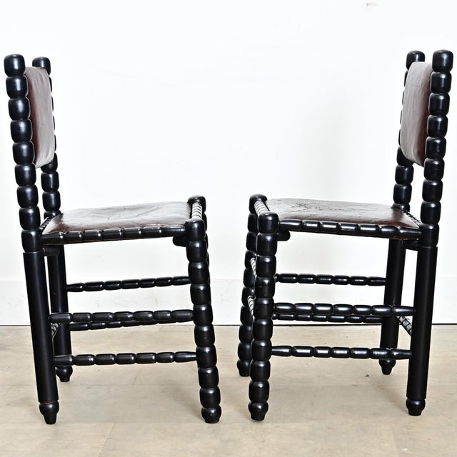 English 19th Century Set of Eight Bobbin Turned Dining Chairs For Sale - Image 13 of 13
