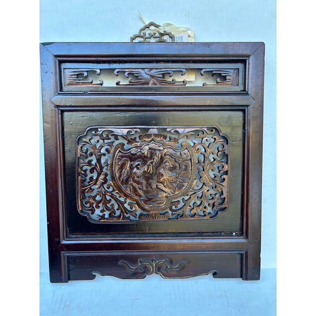 each showcasing the masterful craftsmanship of the late Qing Dynasty. Richly detailed with intricate relief carvings,...
