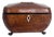 English Burr Yew Tea Caddy With Complete Interior For Sale