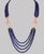 575 Ct Natural Tanzanite Bead Four Strand Necklace + 6.5 Ct Diamond 14 K Y Gold For Sale - Image 17 of 18