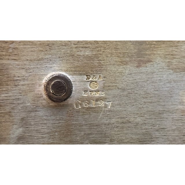 Silver Edwardian English Epns Stag Double Inkwell by Deakin & Adams For Sale - Image 8 of 14