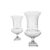 Large Antique French Belle Epoque Glass Crater Amphora Vases in the style of Baccarat, 1900s, Set of 2 For Sale - Image 14 of 14