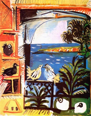 Picasso the Pigeons Giclee Numbered Edition