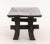 Japanese Ebonized Wood Bench, Meiji Period, 19th Century For Sale In New York - Image 6 of 6