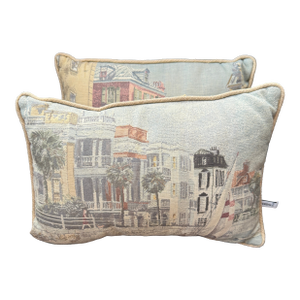 Late 20th Century Charleston Pillows by Riverdale- A Pair