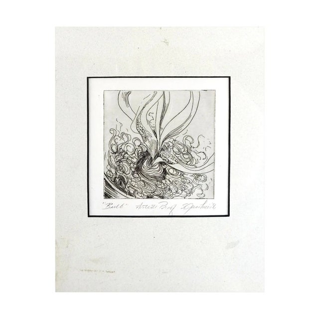 Abstract Abstract Botanical Etching For Sale - Image 3 of 3