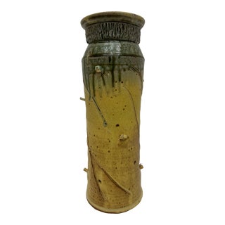 Vintage Midcentury Studio Pottery Vase For Sale