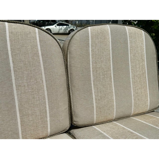 1950s Restored 3-Seater Vintage Rattan Sofa For Sale - Image 5 of 16