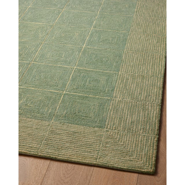 Textile Chris Loves Julia x LoloiFrancis Green / Natural 7'-9" x 9'-9" Area Rug For Sale - Image 7 of 8
