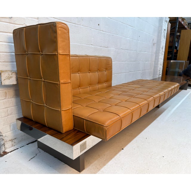 Brown Mid 20th Century Philippe Starck for Cassina Daybed Chaise Sofa From Beverly Hills SLS Hotel For Sale - Image 8 of 18