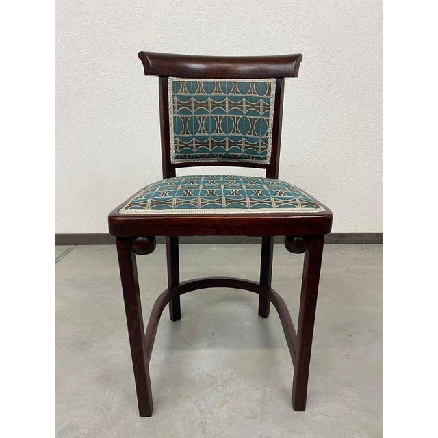 Black No. 423 Salon Chairs attributed to Josef Hoffmann for J&J Kohn, 1905, Set of 2 For Sale - Image 8 of 17