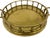 Vintage Small Faux Bamboo Brass Tray/ Catchall For Sale - Image 4 of 10