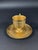 Gold Late 19th Century Venetian Gilded Porcelain Cup and Saucer from Rigo & Co, Set of 2 For Sale - Image 8 of 11