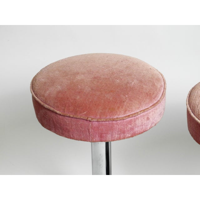 Vintage Art Deco Stools, 1950s, Set of 4 For Sale - Image 9 of 18