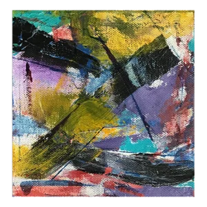Contemporary Original Color Study Painting on Canvas by Stephen Stilgenbauer