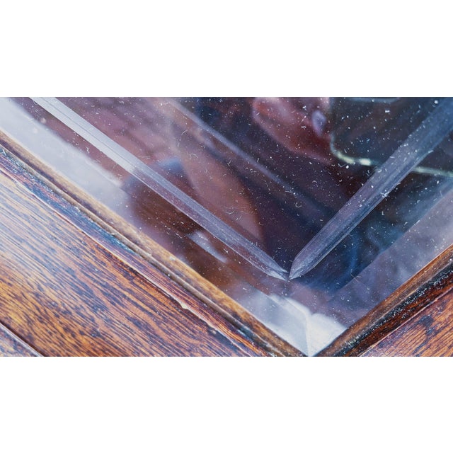 Antique Neo-Renaissance Oak Display Cabinet, 1910 For Sale - Image 9 of 18